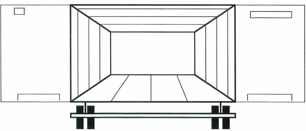 Rear trailer damage diagram